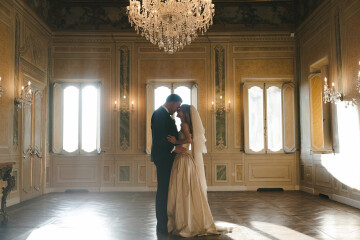 An Elegant & Dreamy Italian Wedding in a Baroque Roman Villa