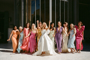 A Chic & Colorful Multi-Day Seaside Celebration in Spain