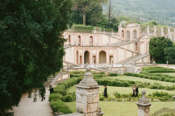 A Chic Black Tie Editorial-Inspired Wedding on Lake Garda, Italy