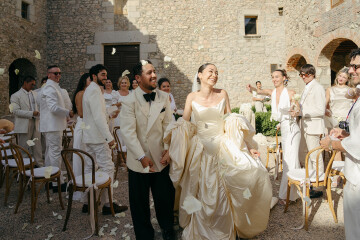 A Top Hollywood Costume Designer's Fairytale Wedding in a Spanish Monastery