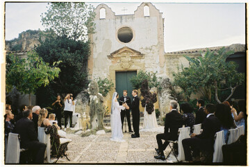 This Galliano-Inspired Bride Brought Mermaidcore to Sicily