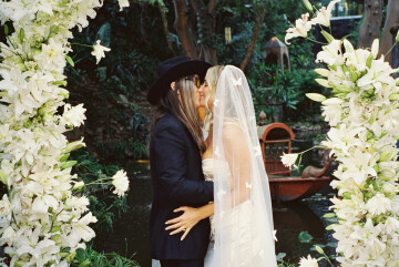 Maximalism Meets Art Deco Glamor in a Secret Garden Wedding in Hollywood