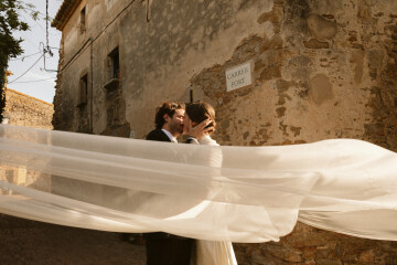 A Poetic Wedding in a Charming Barcelona Village