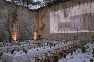An Artistic Wedding Amongst a Breathtaking Quarry in Mallorca