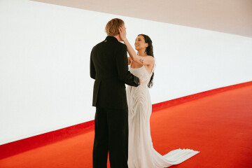 A Chic Wedding at a Retro New York City Airport