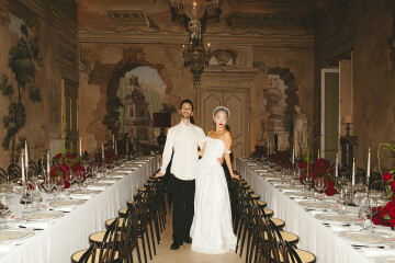 A Cinematic Wedding with Sculptural Installations & a Vibrant Palette in Sicily