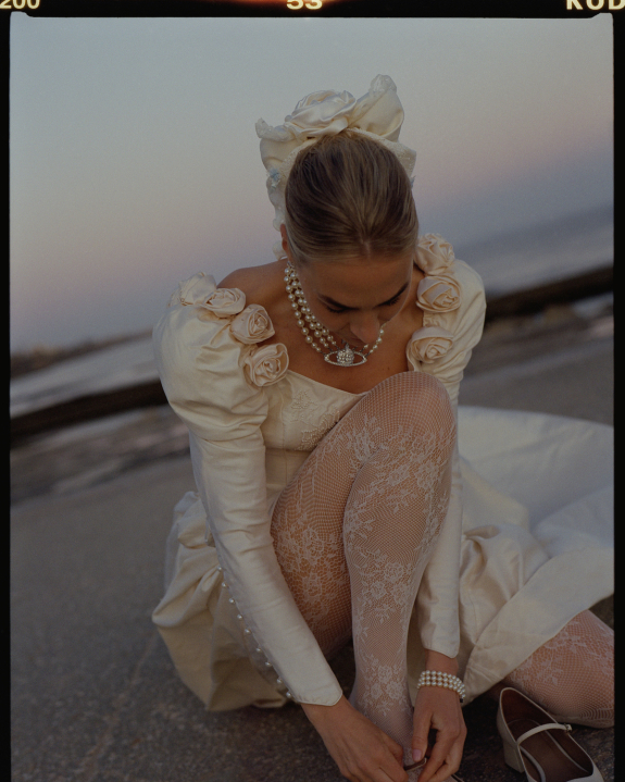 A High Fashion Wedding Laced with Red Roses on the Amalfi Coast, Italy