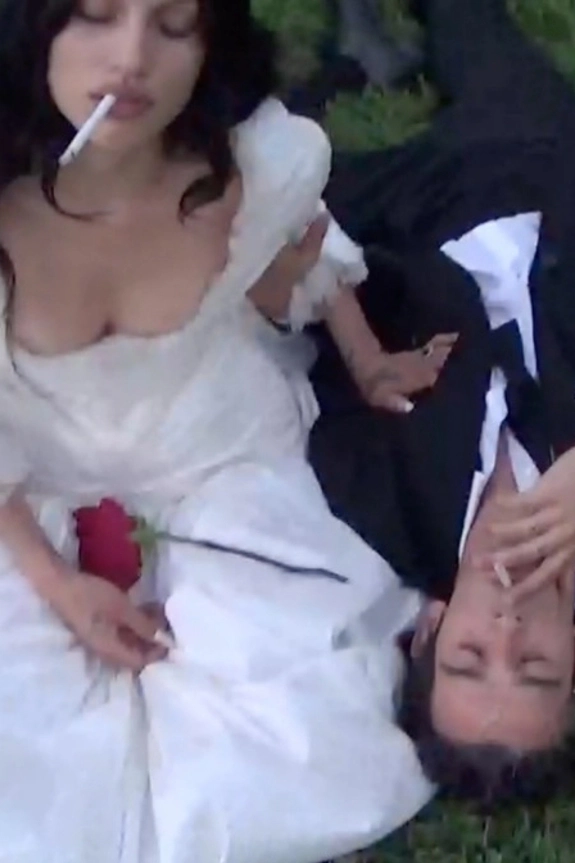 Gabbriette & Matty Healy’s Wedding Photos Bring a Gothic Love Story to Life