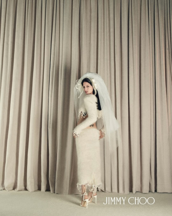 Inside Jimmy Choo's New 2026 Bridal Shoe Collection Starring Gabbriette
