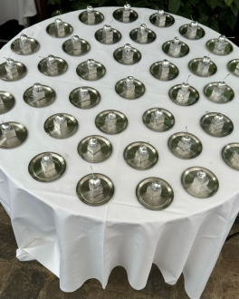 Silver Wedding Cake & Dessert Ideas
