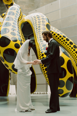 Inside a Daringly Colorful & Cool Wedding at a Melbourne Art Gallery