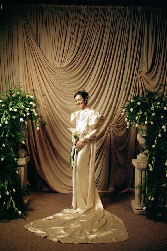 A Sentimental Two-Ceremony Wedding Woven with Vintage Fashion and Heirloom Charm