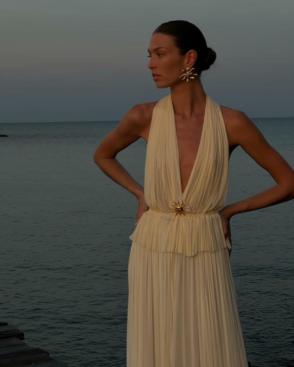 pastel bridesmaid dress Mismatched Halter Lace Top Mermaid Slim Dresses with Chapel Train Chic one-shoulder gown for special events Handmade Blue Leather Derby Size:Size 16W Neck Sleeves