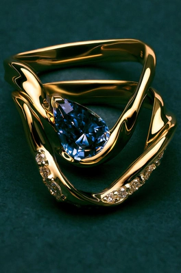 30 Pear Diamond Rings We're Crushing On Right Now
