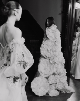 Front Row at Monique Lhuillier's Fall 2026 NYBFW Runway Show