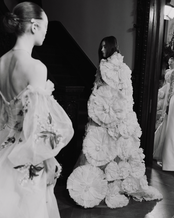 Front Row at Monique Lhuillier's Fall 2026 NYBFW Runway Show