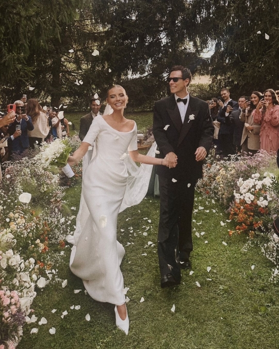 Influencer Veronica Ferraro Marries Music Producer Davide Simonetta with an Italian Wedding