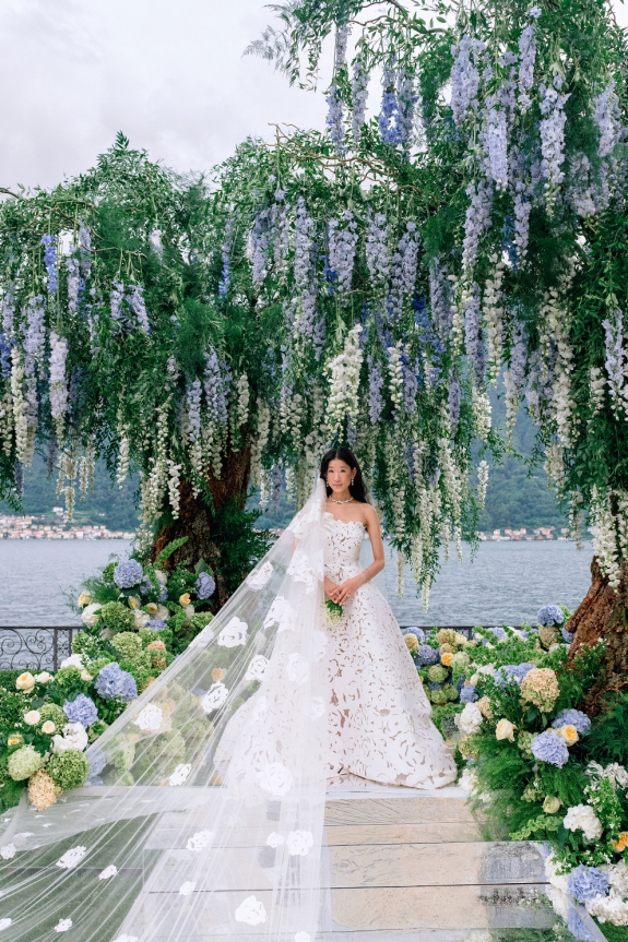 Behind the Design: How Celebrity Florist Larry Walshe Created Becca Bloom’s Viral Lake Como Wedding