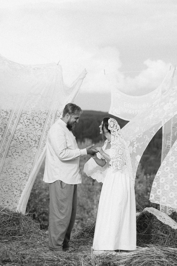 A Folkloric Countryside Wedding with Every Detail Handcrafted By Family & Friends