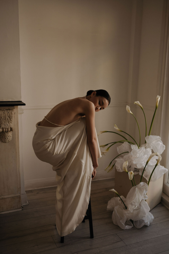 A Symphony of Silk, Light and Blooms
