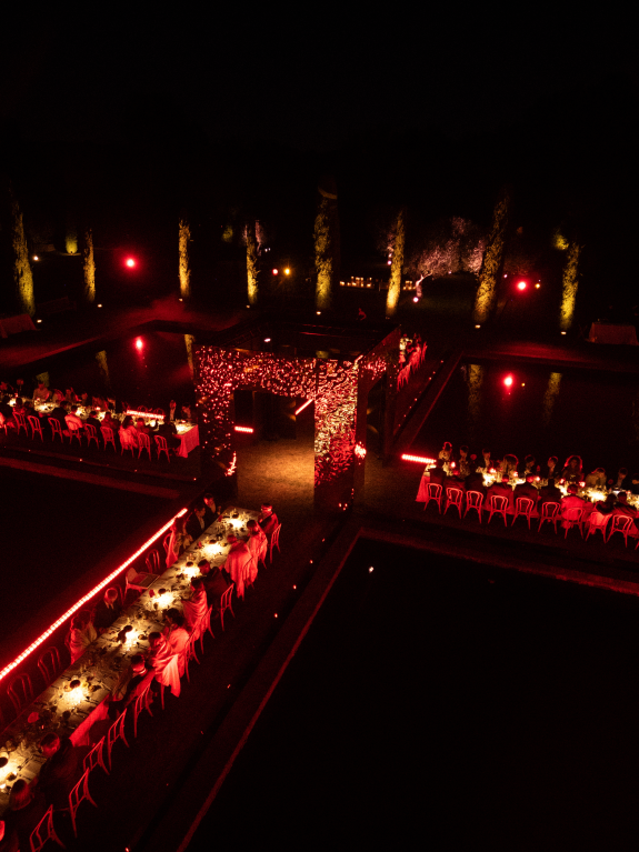 A Bold Cherry Red Wedding Amongst a Spanish Garden Villa