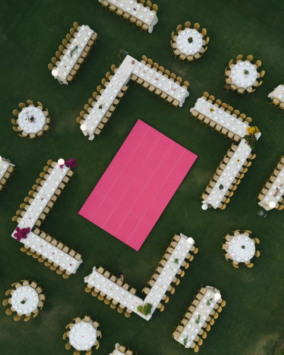 A Four-Day Fuchsia-Filled Seaside Wedding in Crete