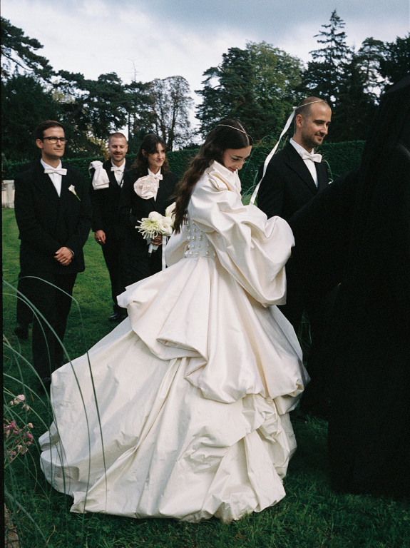 A Fashion Designer's Opulent Wedding in an Enchanting Parisian Château