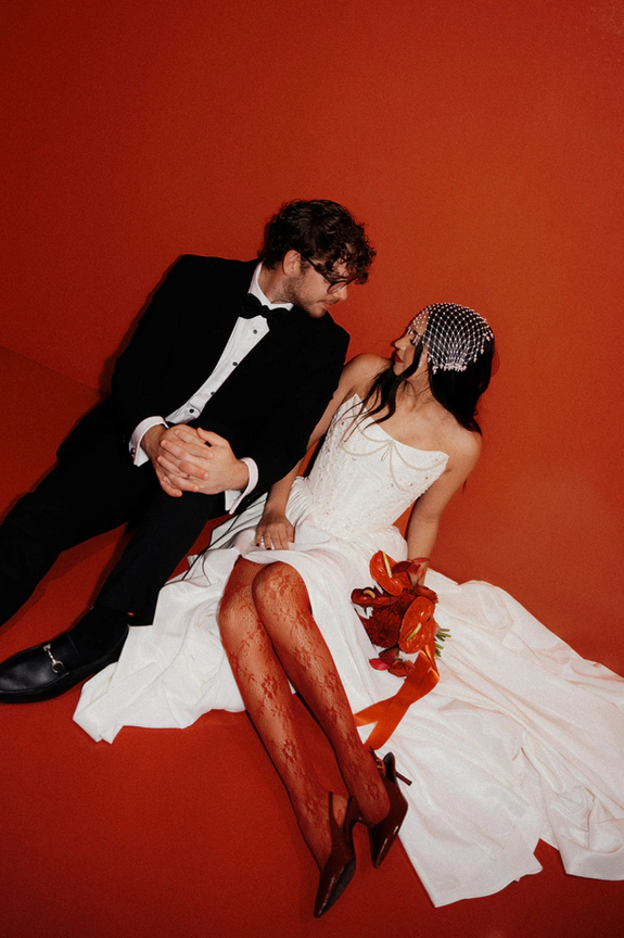As the World Falls Down in Red