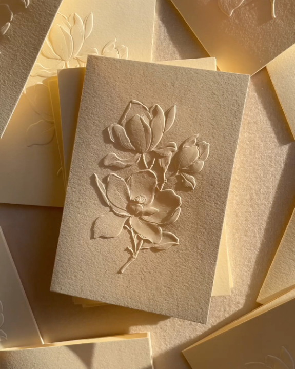 32 Blind Embossed Stationery Ideas