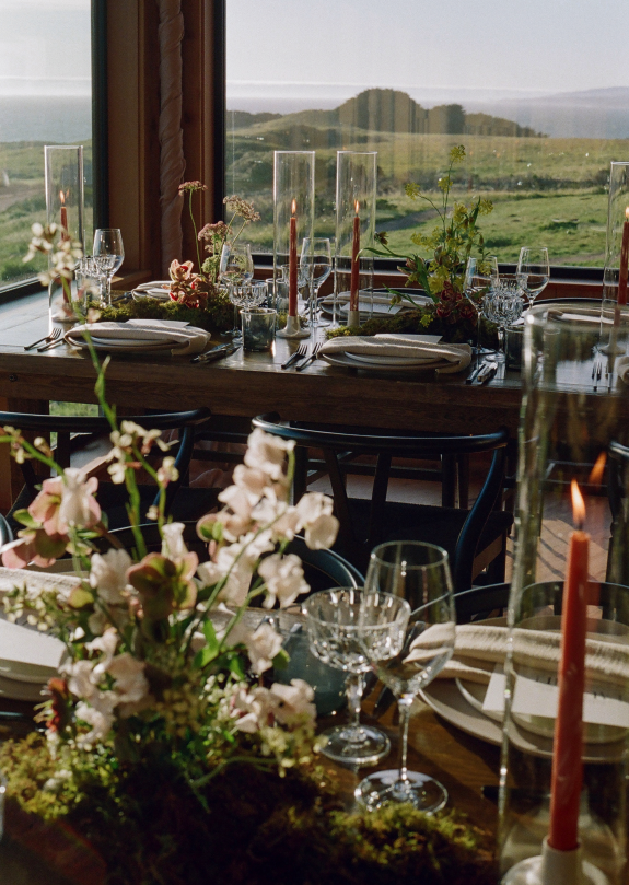 An Elegant Wildflower Wedding with Majestic Ocean Views