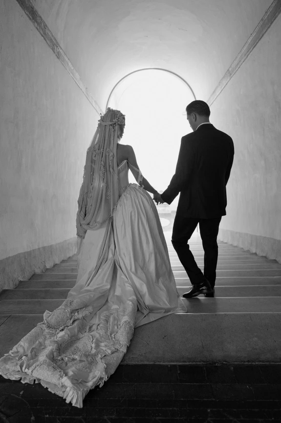 Vintage-Inspired Couture Takes Center Stage at This Chicly Curated Castle Wedding in Rome