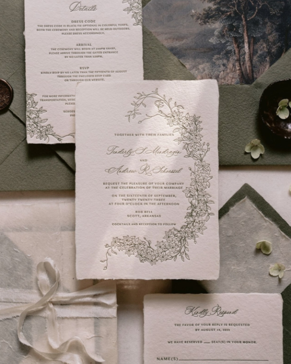 50 Elegant Calligraphy Stationery Designs