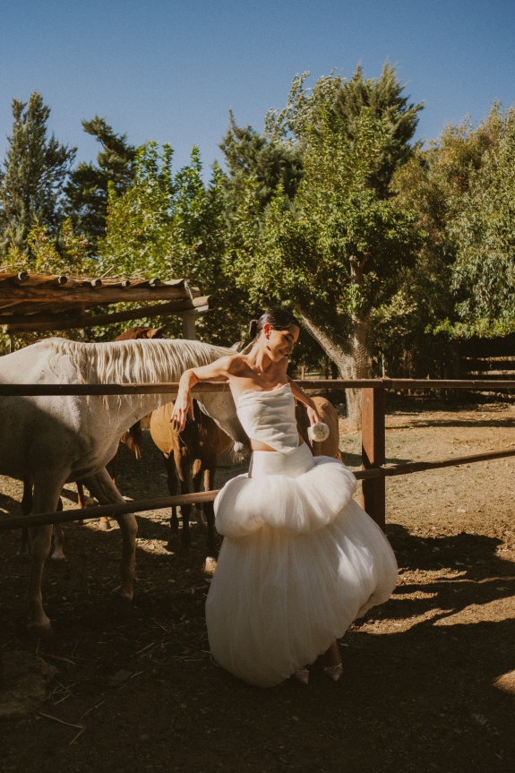 A Chic Sun-Drenched Wedding Amongst a Free-Range Farm Estate
