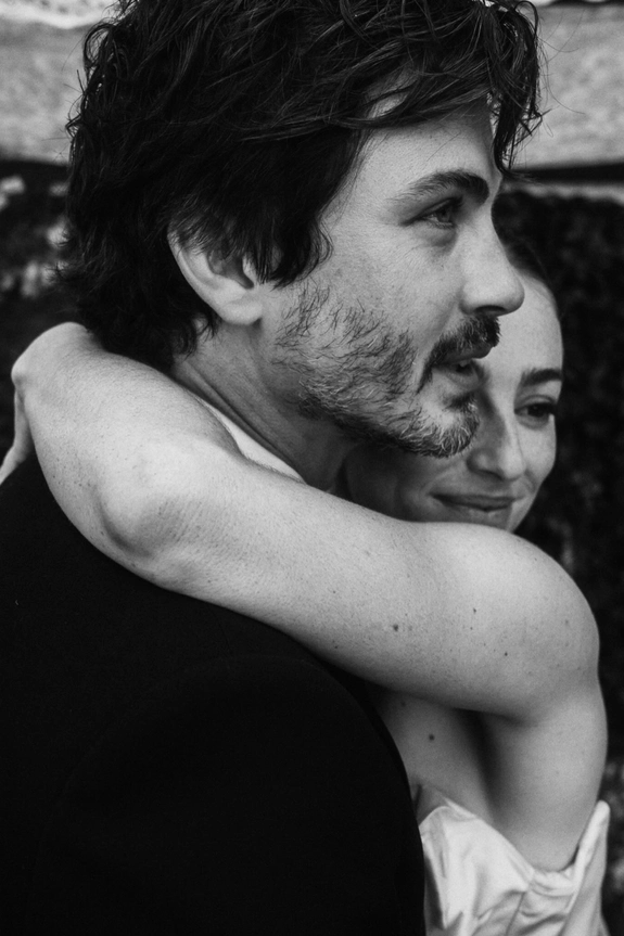 Logan Lerman and Analuisa Corrigan Share First Photos from Their Backyard Wedding