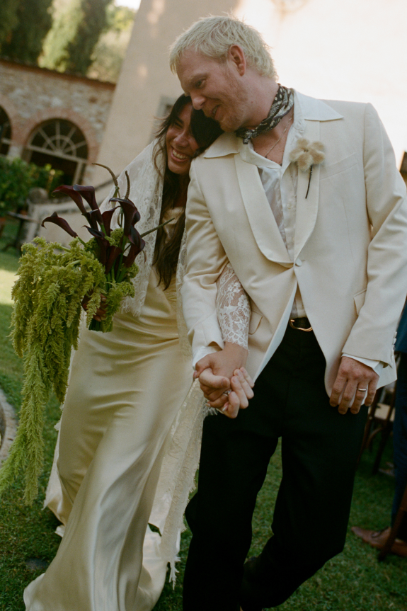 A Bohemian-Chic Wedding with Vintage Flair in Tuscany
