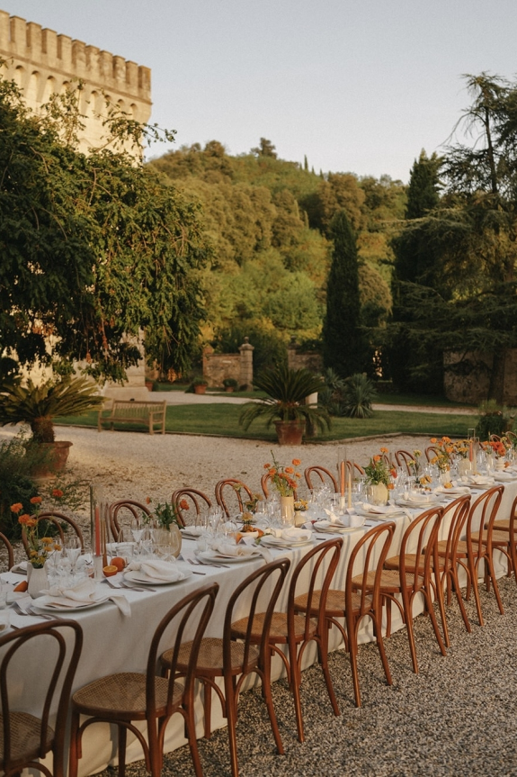 A Golden Wedding at a Storybook Castle Just Outside Venice, Italy