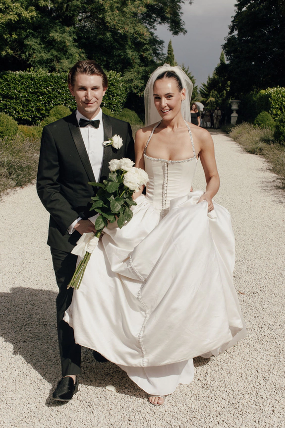 Vintage Romance Meets Parisian Elegance at This French Château Garden Wedding