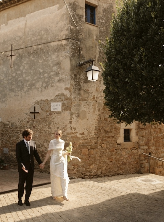 A Poetic Wedding in a Charming Barcelona Village
