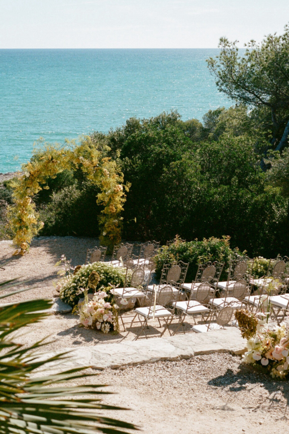 A Chic & Colorful Multi-Day Seaside Celebration in Spain