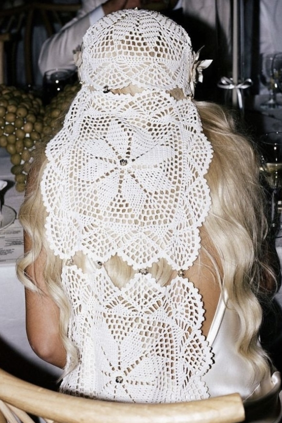 22 Crochet Veils & Headpieces to Weave Whimsy into Your Bridal Look
