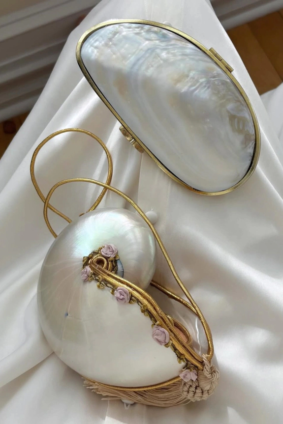 40 Shell, Crochet & Mother-of-Pearl Looks for Your Beach Bridal Era