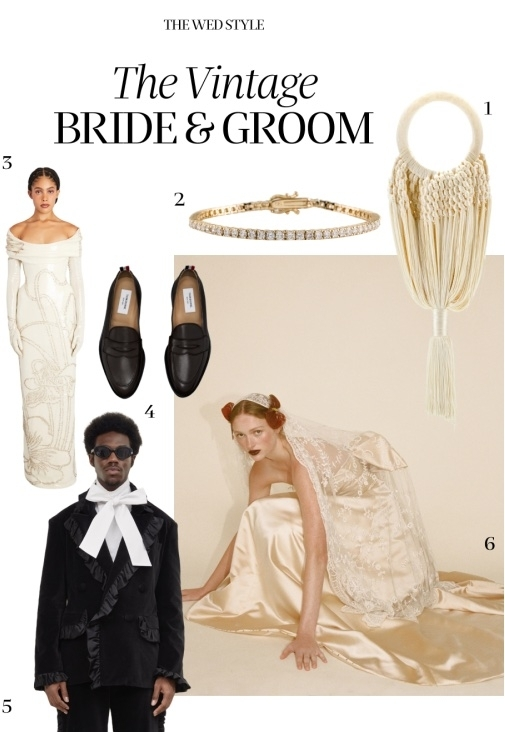 THE WED Style: Vintage-Inspired Bride & Groom Looks