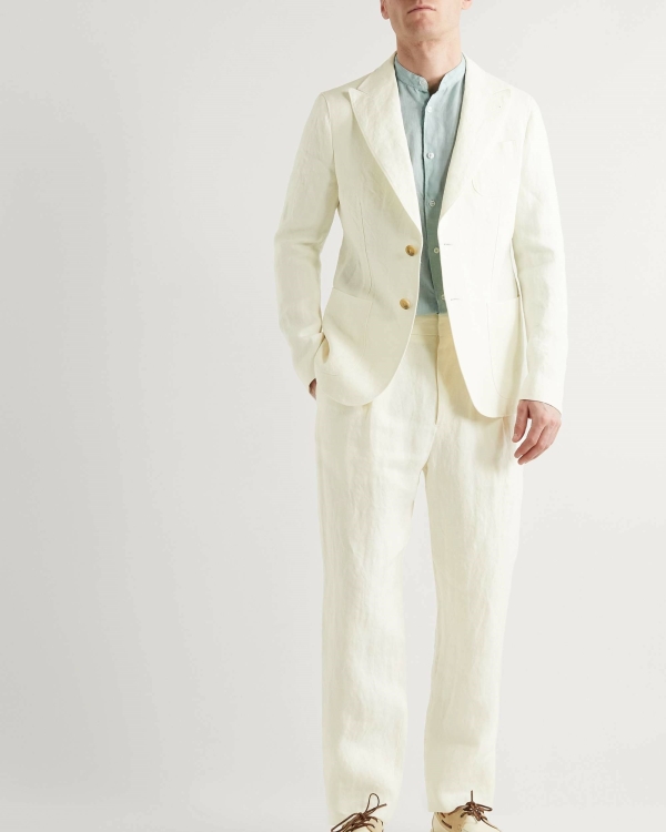 White Wedding Suits for Man | Top of the Best White Wedding Suits for Groom | Blazers and Trousers