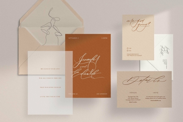 Stationery Velvet and Gold