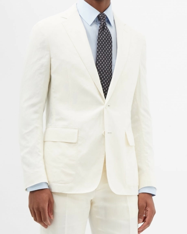 White Wedding Suits for Man | Top of the Best White Wedding Suits for Groom | Blazers and Trousers