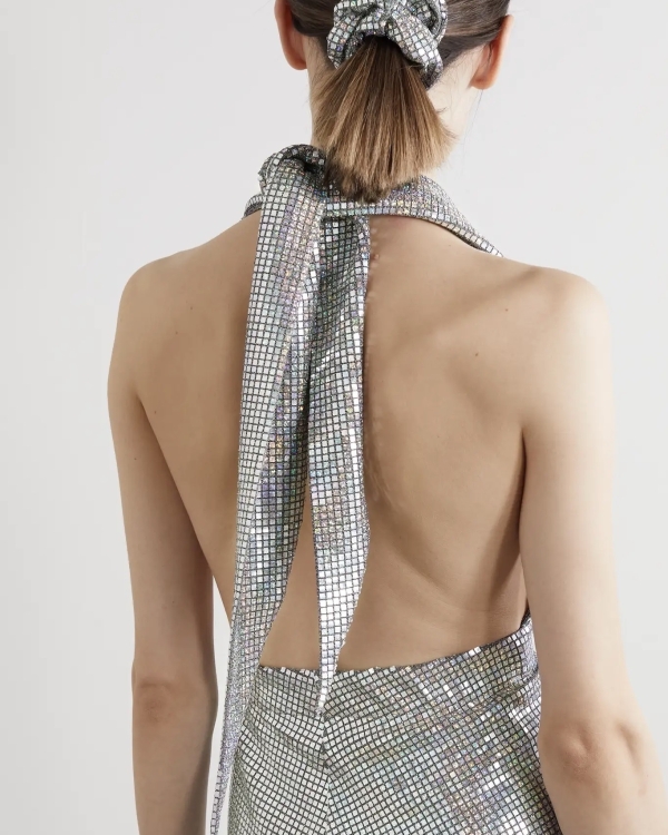 Silver Wedding Dresses | Silver Shimmer Bridal Gown | Sparkly Gray Wedding Dress