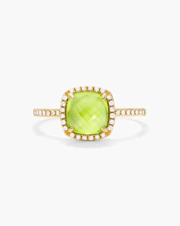 Green Diamond Engagement Ring | Wedding Ring With Green Stone