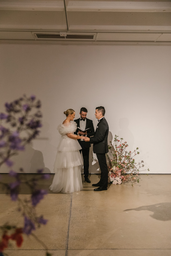 Real Wedding in a Private Art Gallery