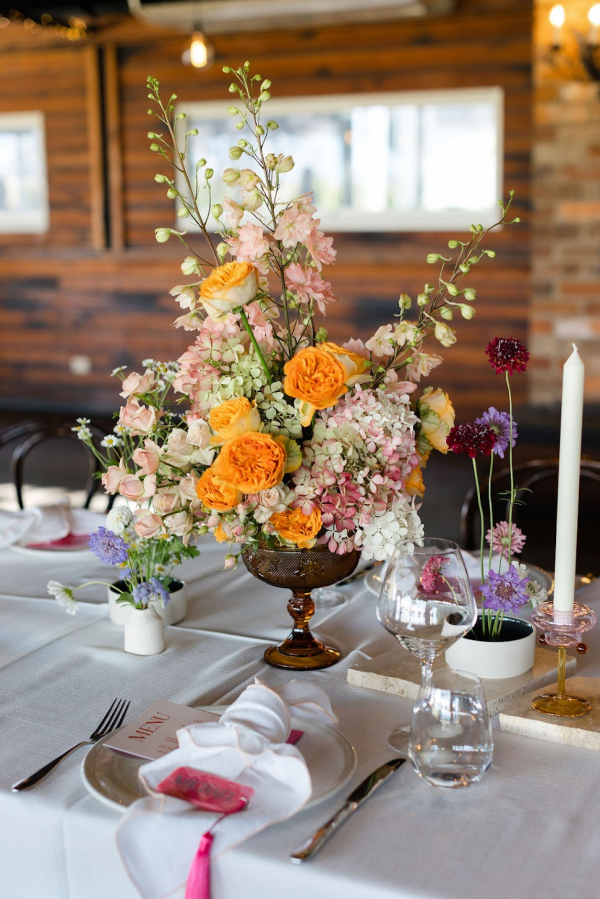 A Burst of Color: A Vibrant 90's Inspired Wedding