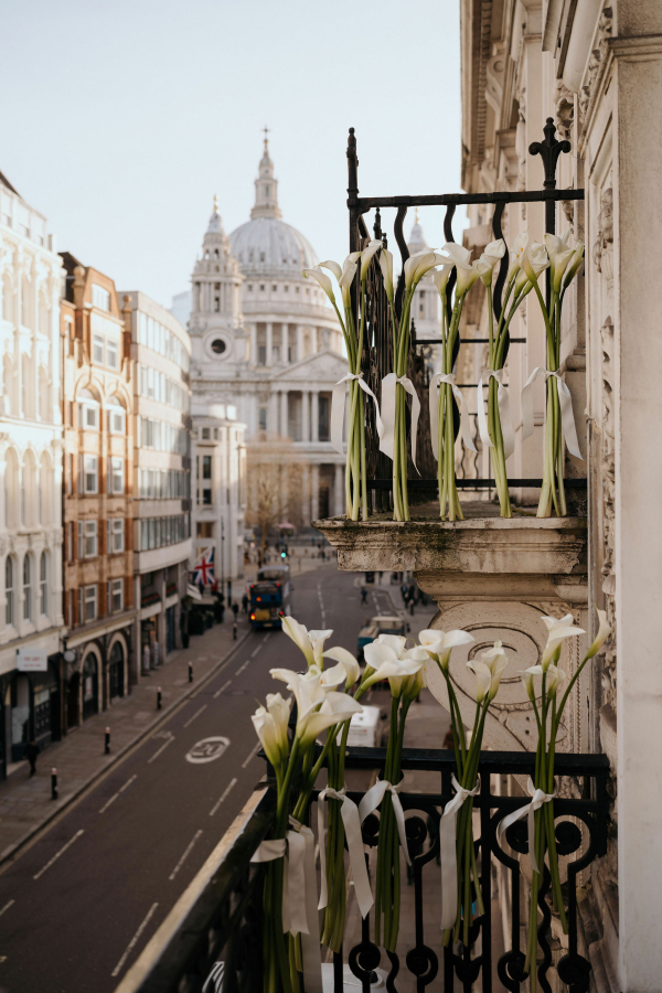A Symphony of Silk, Light and Flowers at a Wedding Photo Shoot